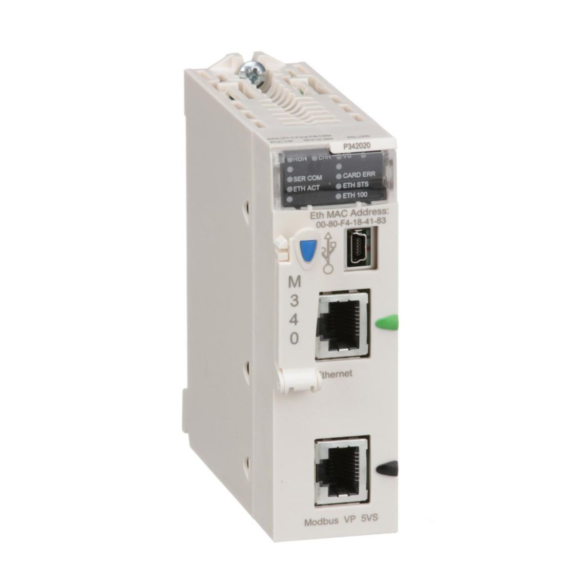 SCHNEIDER ELECTRIC Cpu340 20 modbus ethernet réf BMXP342020 CDL ELEC